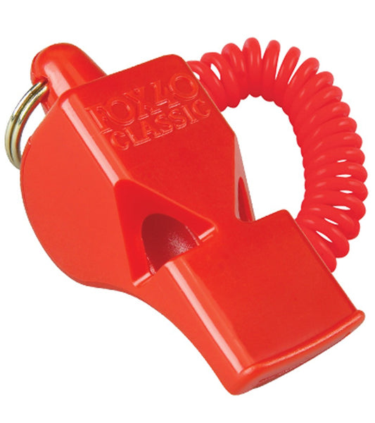 Fox 40 Classic Official Lifeguard Whistle with Flex Coil Red