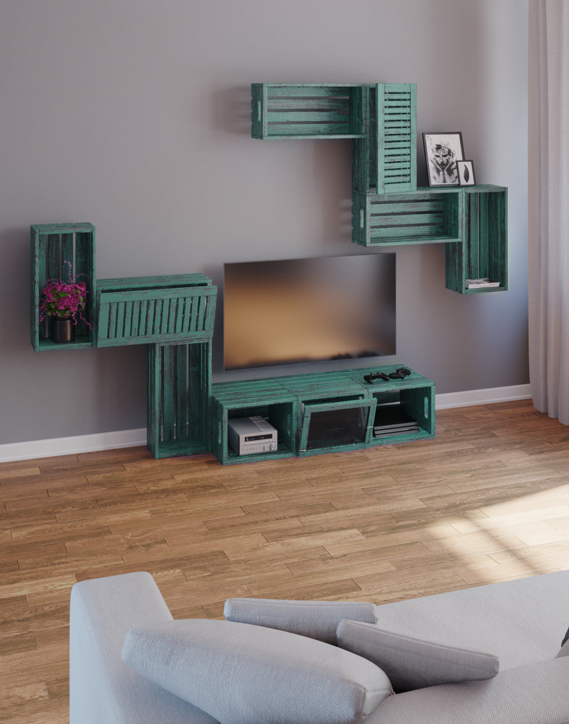 Anita TV Unit Modular And real wood furniture product