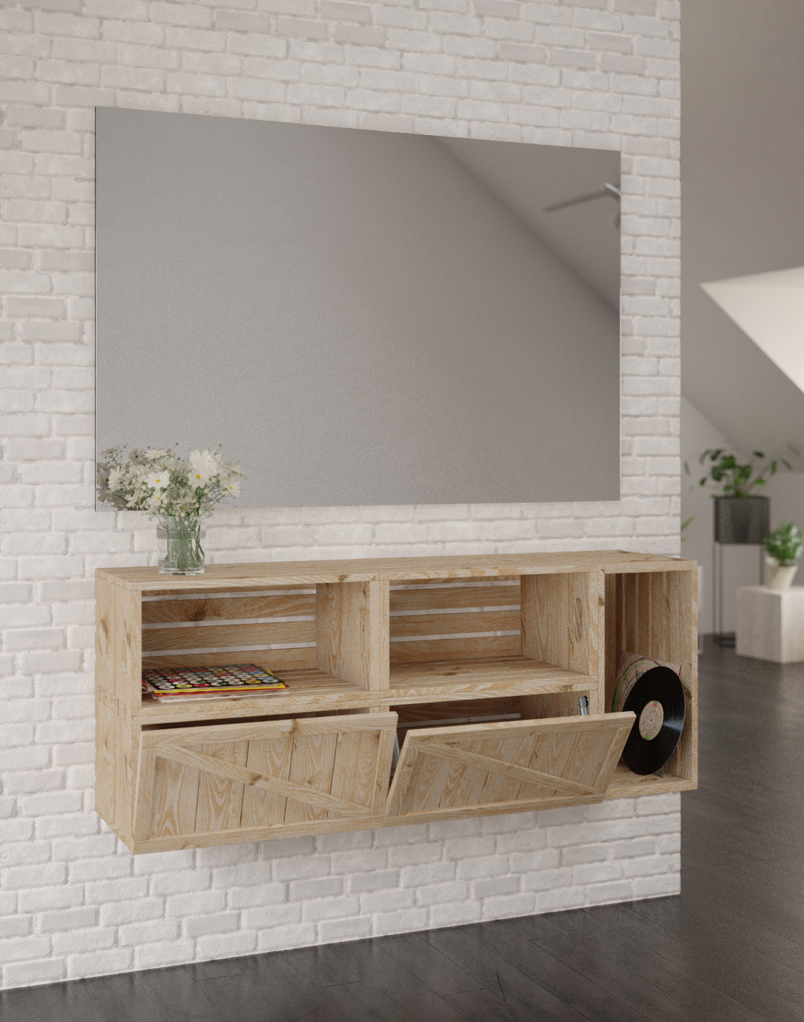 Avery Console Modular And real wood furniture product