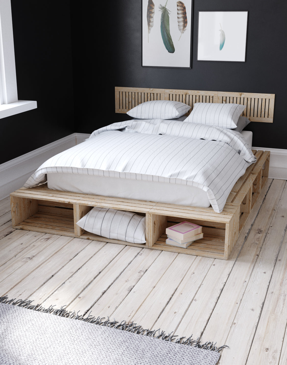 Keith Bed Modular And real wood furniture product