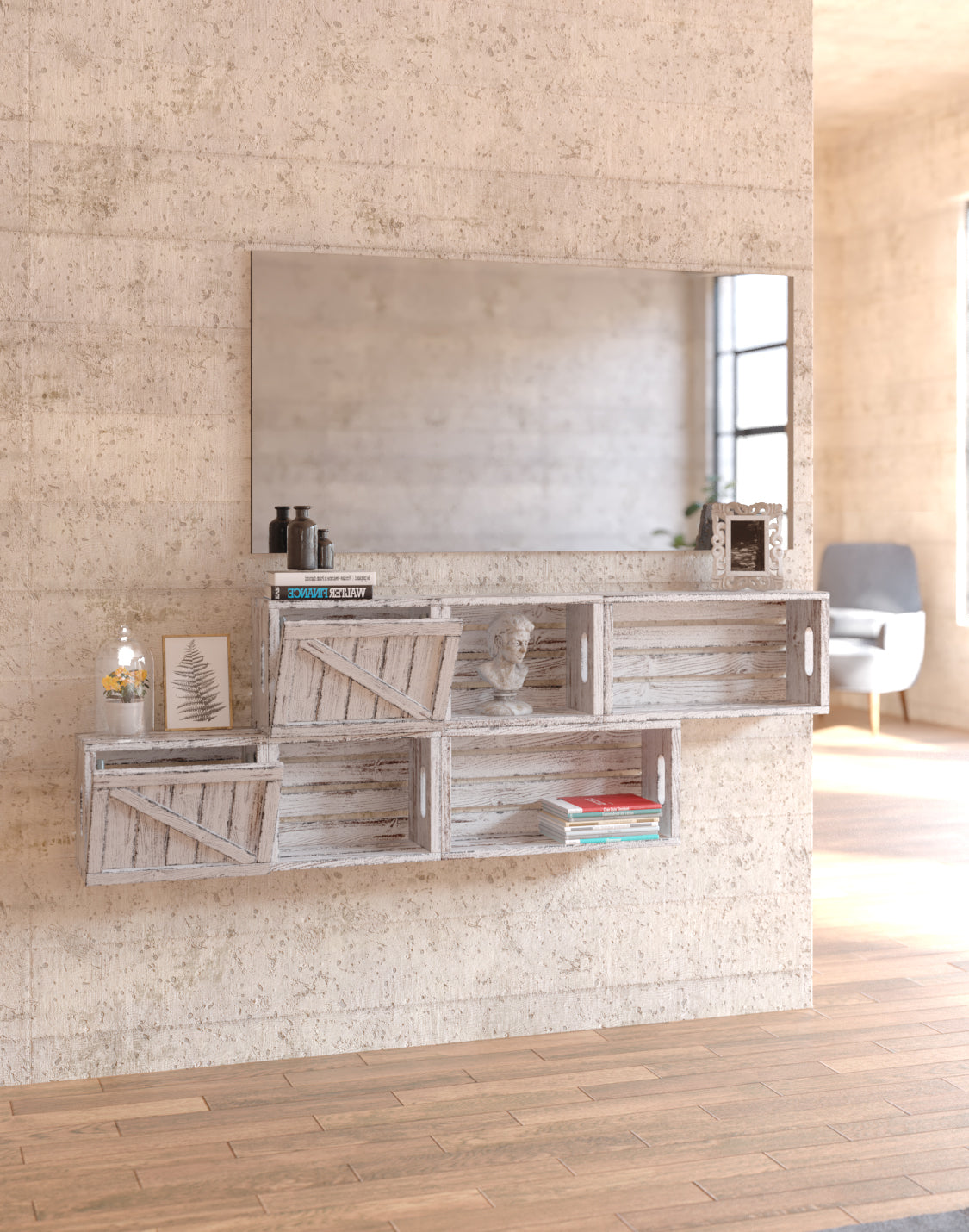 Kiefer Console Modular And real wood furniture product