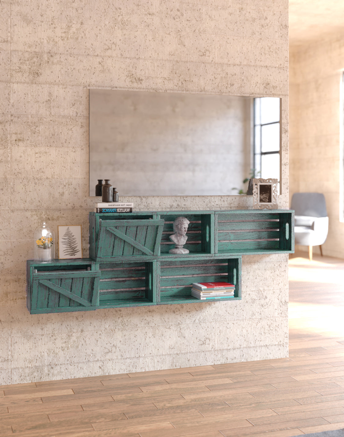 Kiefer Console Modular And real wood furniture product