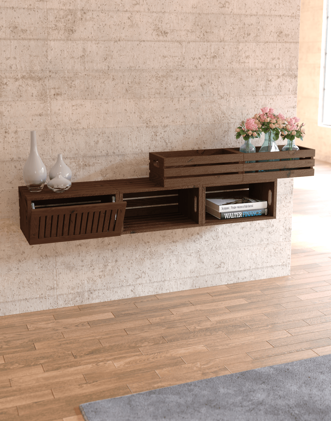 Louise Console Modular And real wood furniture product