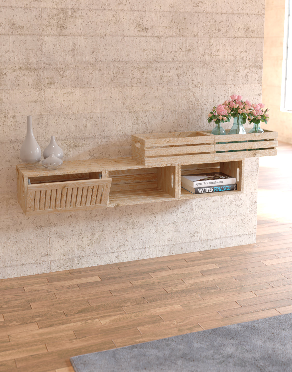 Louise Console Modular And real wood furniture product