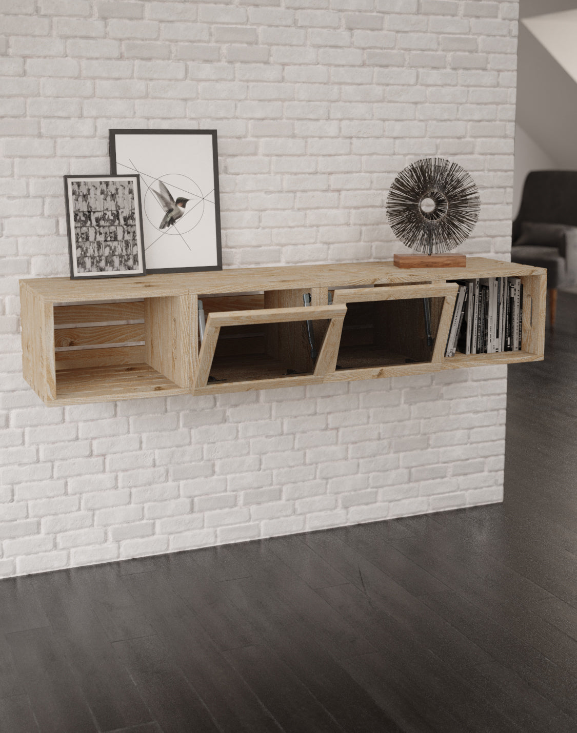 Monet Console Modular And real wood furniture product