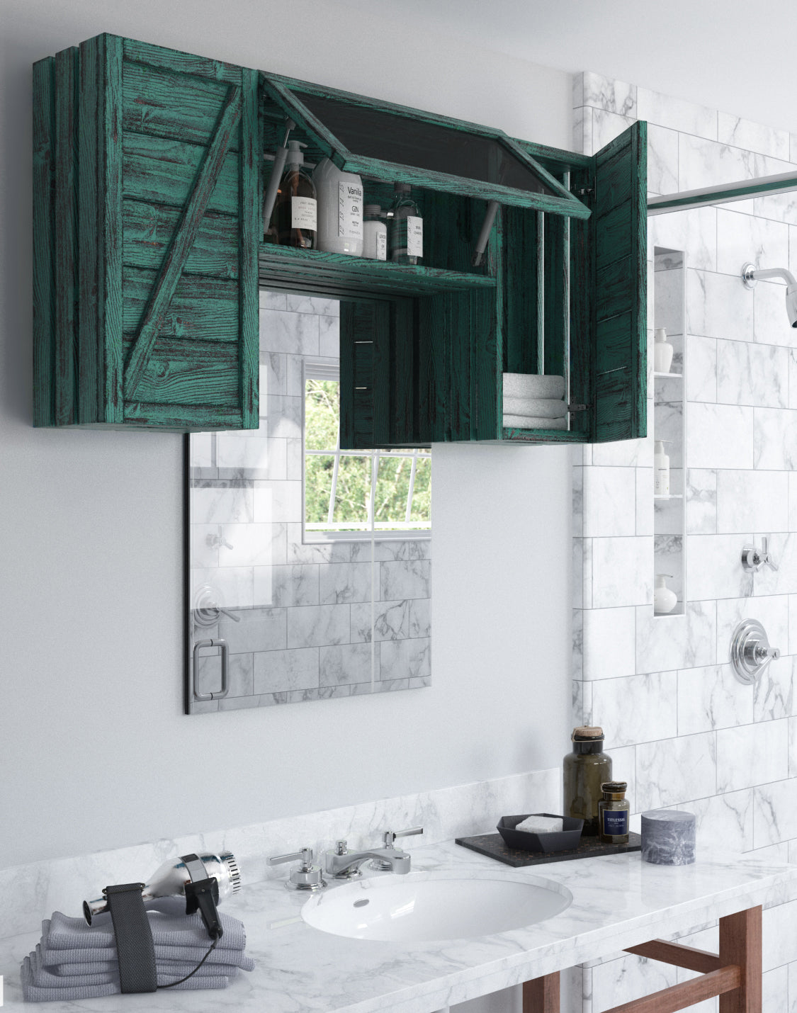 Pablo Bathroom Unit Modular And real wood furniture product