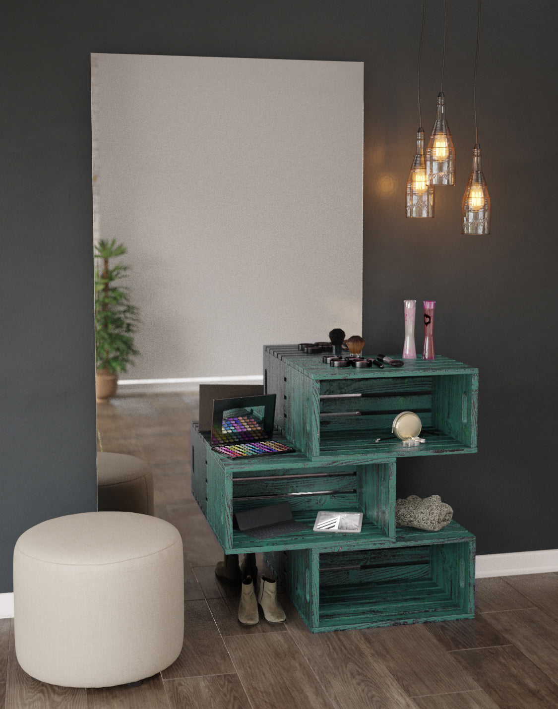 Shinn Dresser Modular And real wood furniture product
