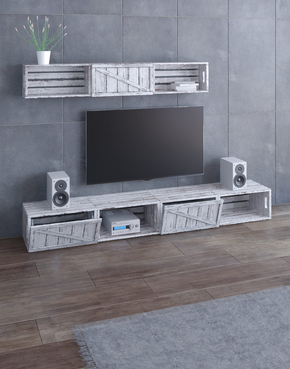 Smith TV Unit Modular And real wood furniture product
