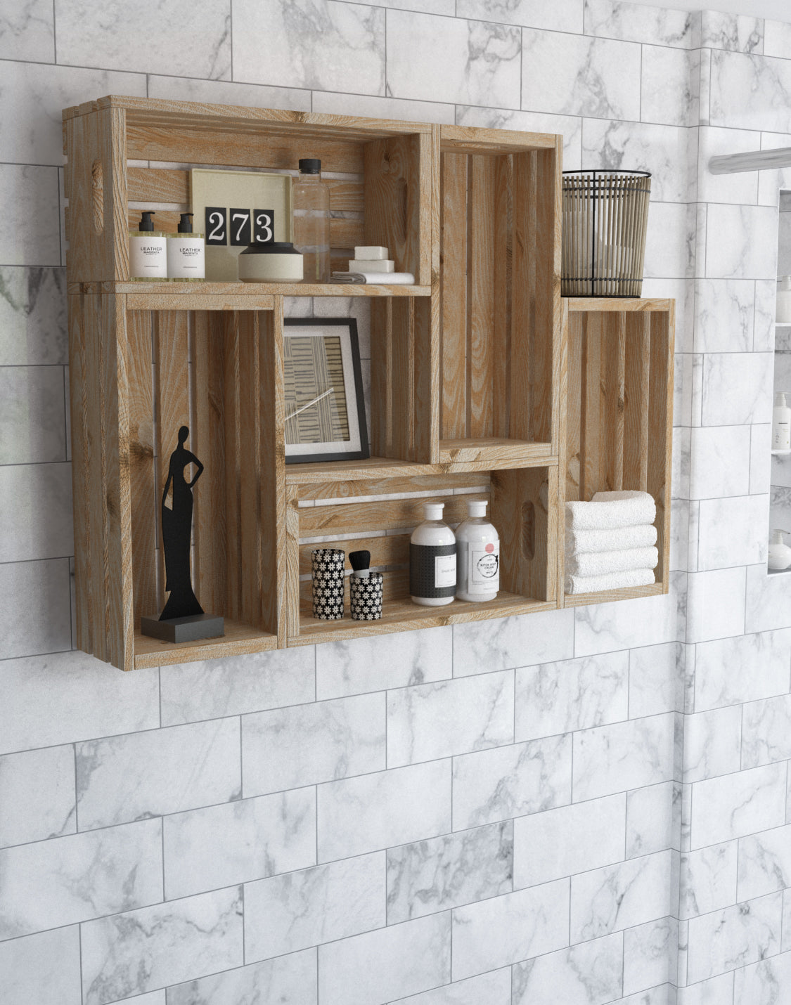 Wildt Bathroom Unit Modular And real wood furniture product